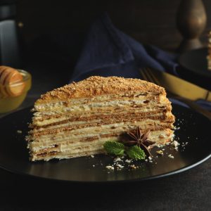 Medovik Cake Slice